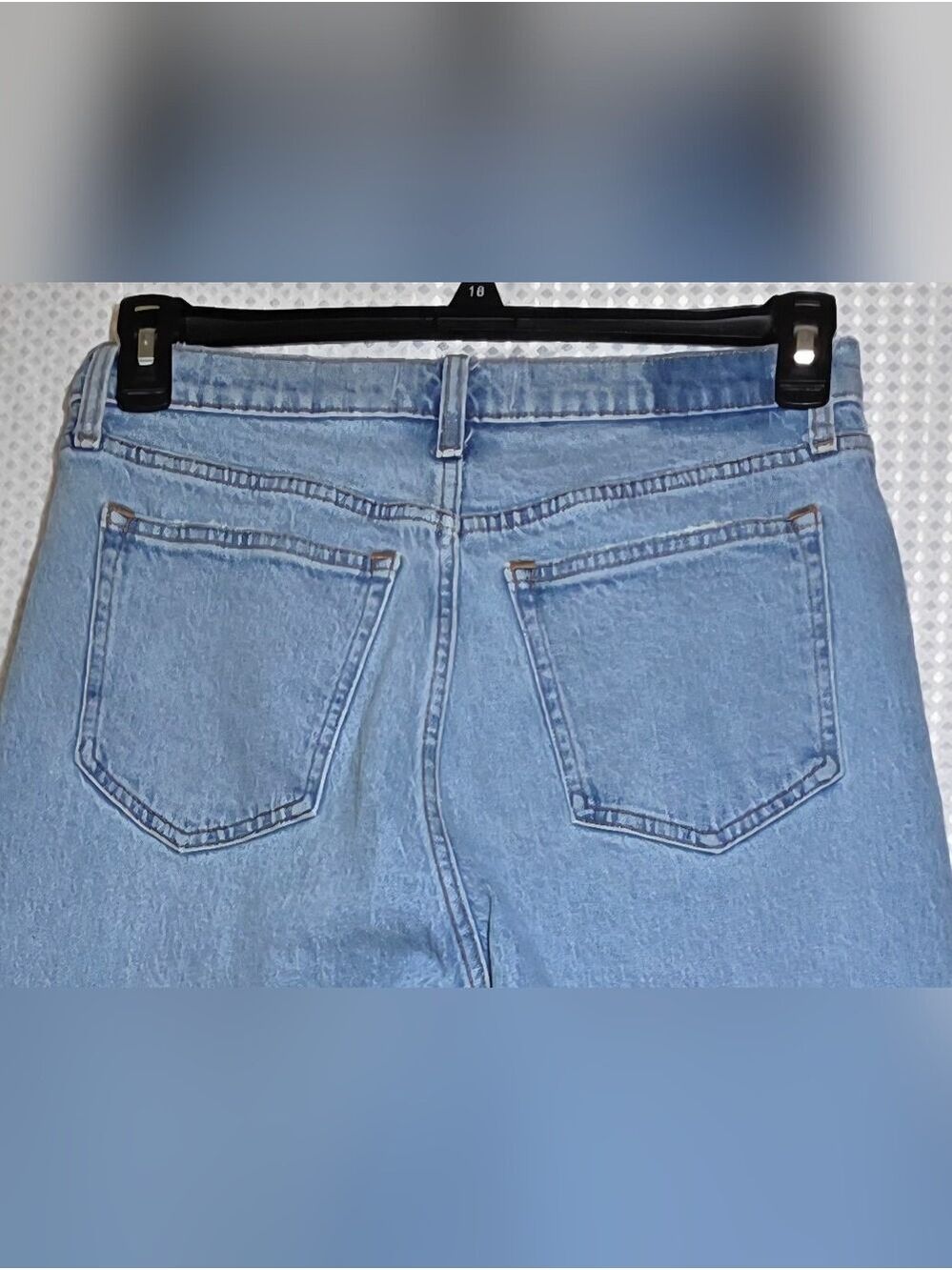 Abercrombie & Fitch 90s Relaxed Jean High Rise Light Wash Jeans Size 29 - Picture 5 of 11